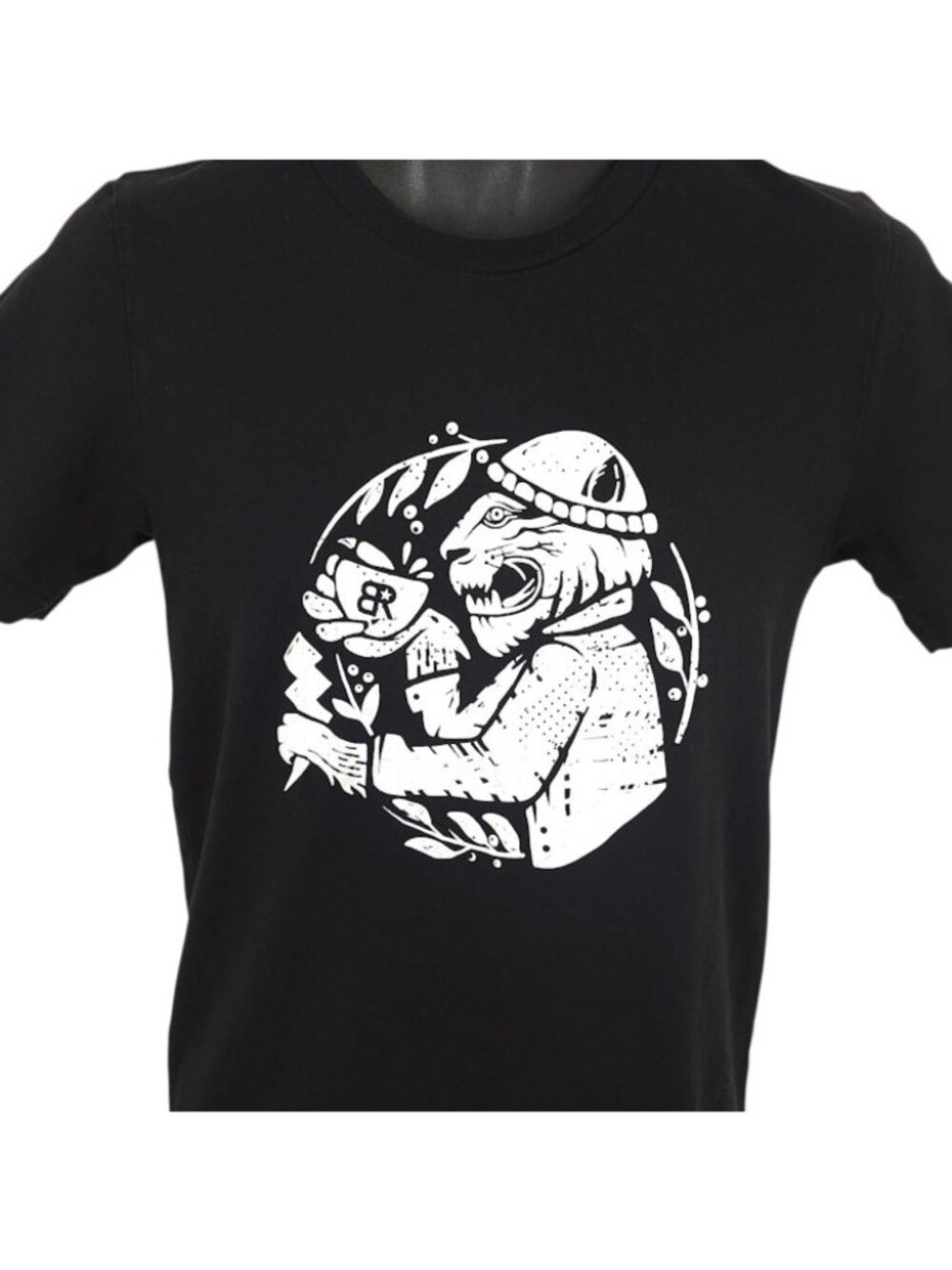 Tiger Coffee T Shirt Mens Size Small Black Blackrock